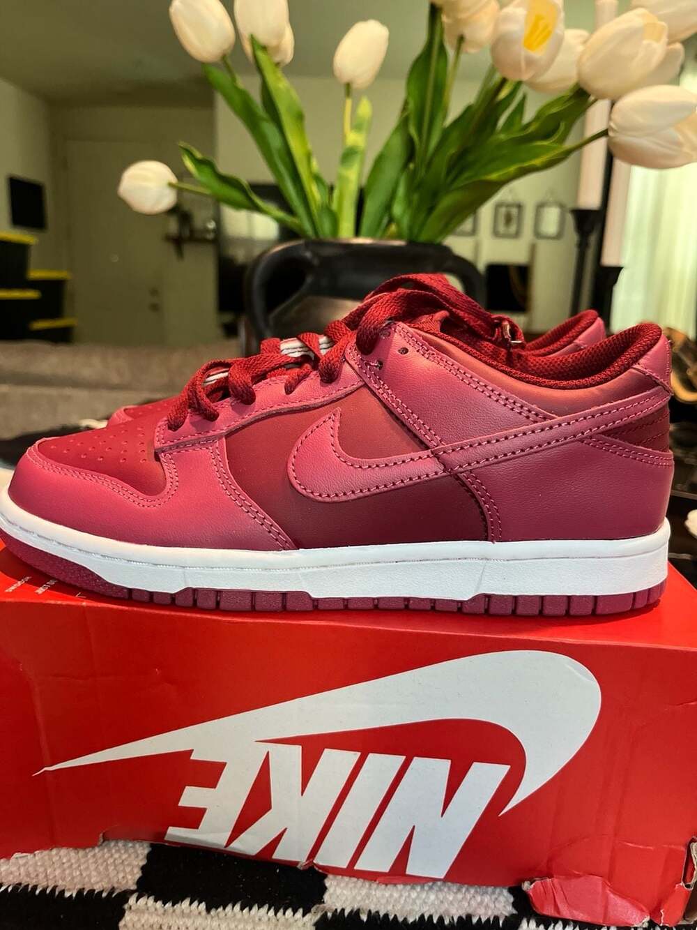 Nike Dunk Low GS Team Red/Sweet Beet